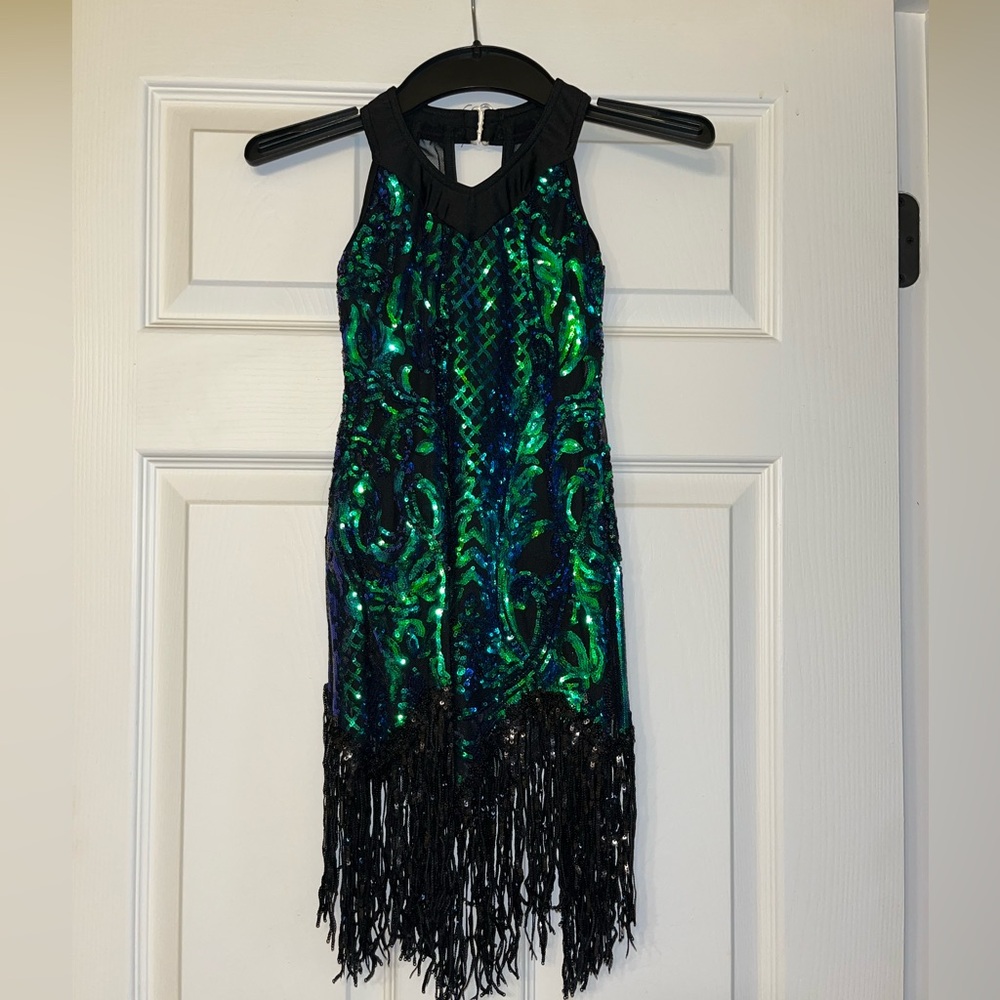 Girls size 8 sequin costume